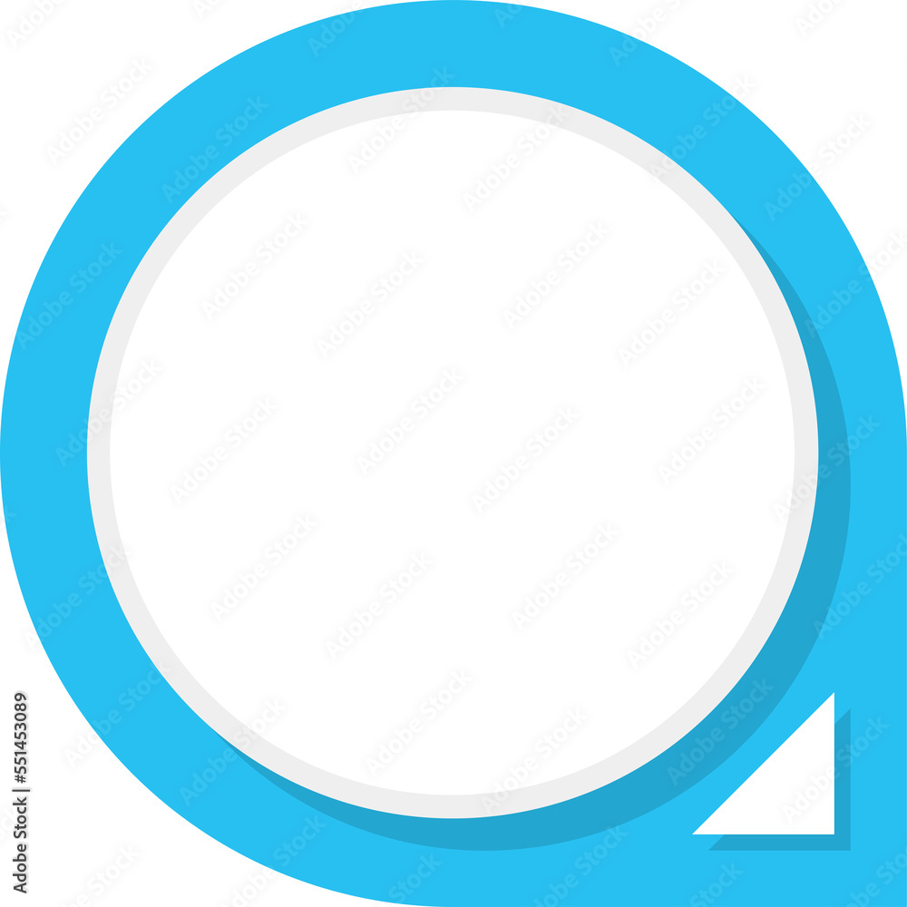Blue round button, vector web design button Blue round button, vector web design button