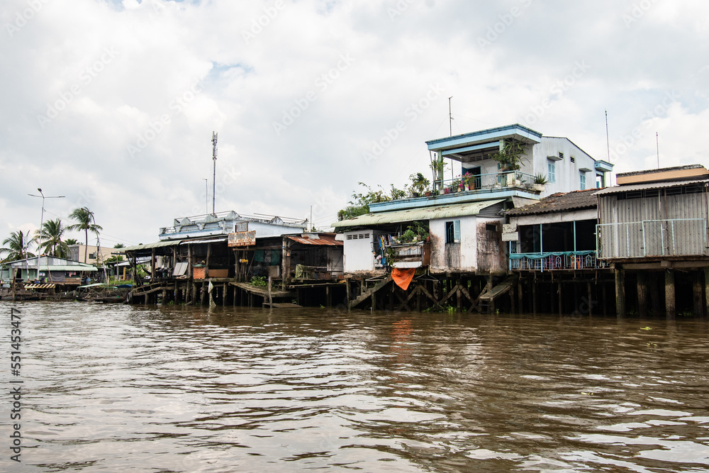 Businesses along the Mekong Delta