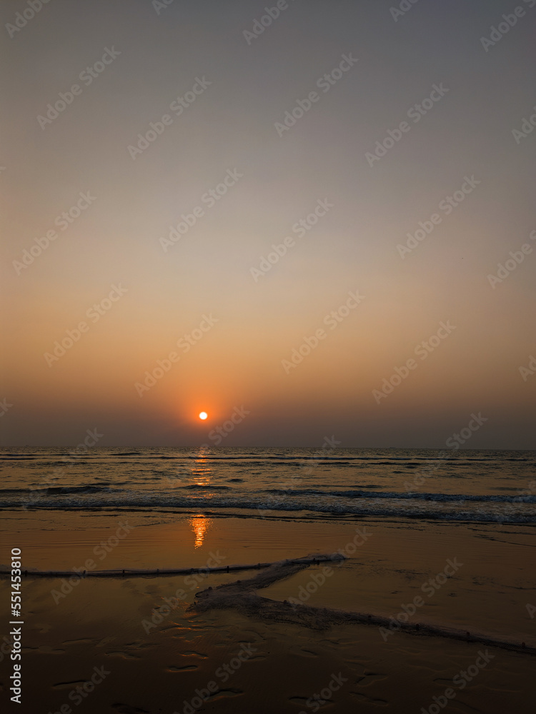 Fototapeta premium sunset on the sea
