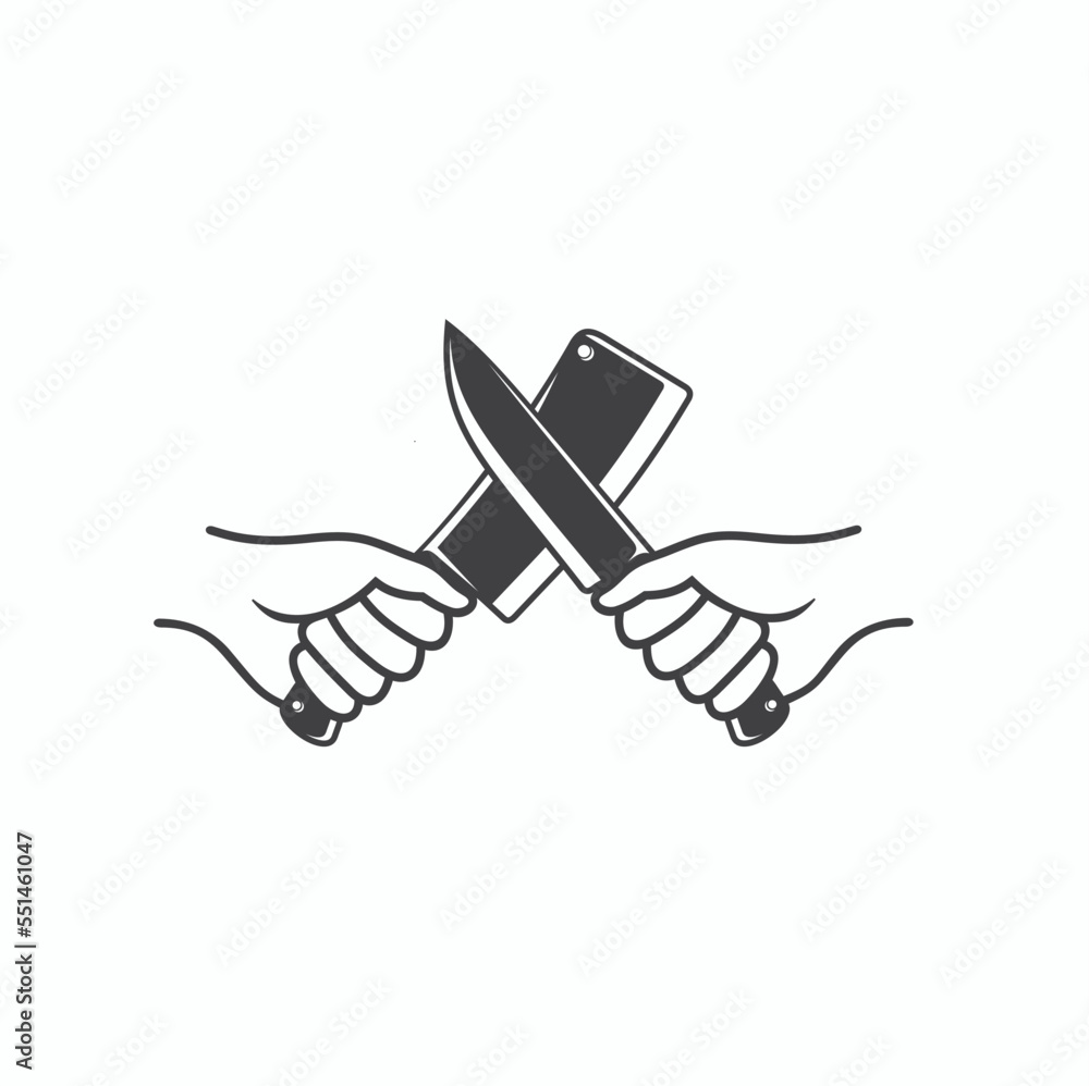 illustration of butcher, meat shop, vector art. illustration of butcher, meat shop, vector art.