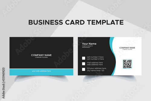 Premium Corporate Minimal  Business card design template