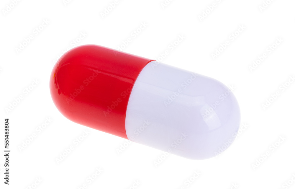 medical capsule isolated medical capsule isolated