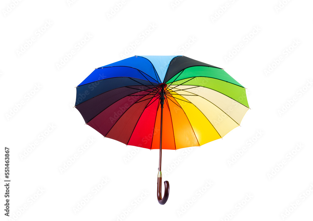 Obraz premium multicolored umbrella isolated