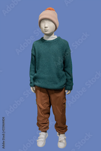 Quadro su tela Full length child mannequin