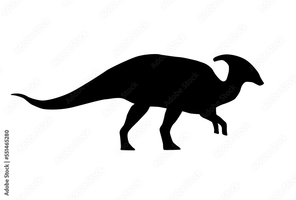 silhouette of a dinosaur on a white background silhouette of a dinosaur on a white background