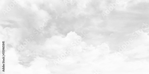 Sky with clouds in black and white
