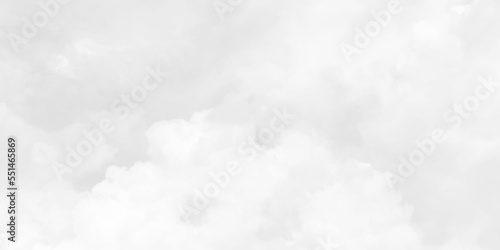 White fluffy cloudscape scenery, environment background with copy space. Cumulus clouds floating in a light sky. Pure and fresh air in dull day. Freedom of nature.