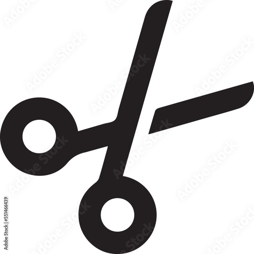 Scissors icon isolated on white background. clippers icon vector illustration.
