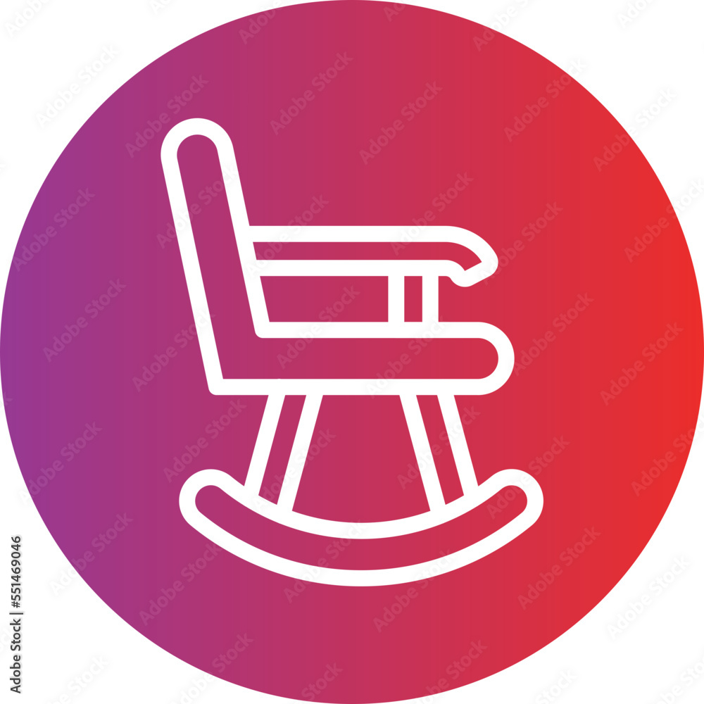Rocking Chair Icon Style Rocking Chair Icon Style