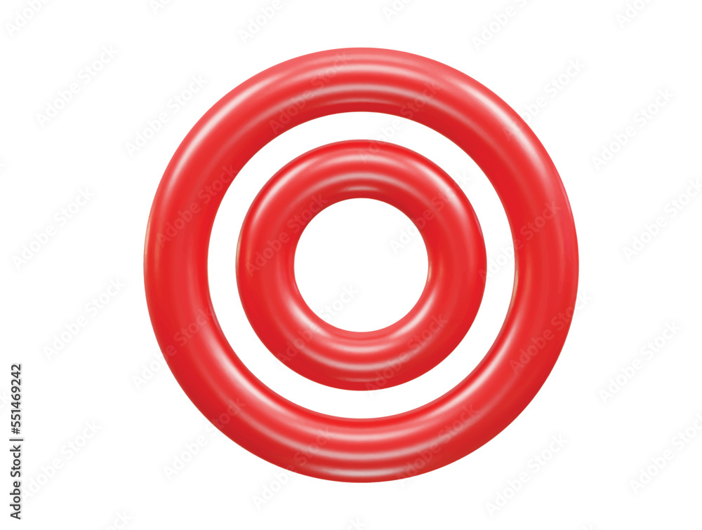 Target icon 3d rendering illustration Target icon 3d rendering illustration