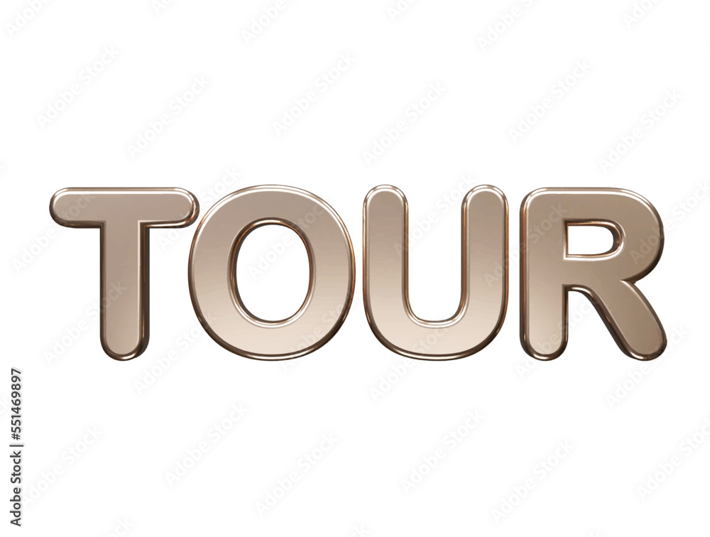 Tour text effect vector illustration Tour text effect vector illustration