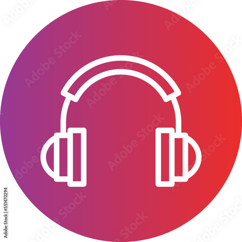 Earmuffs Icon Style