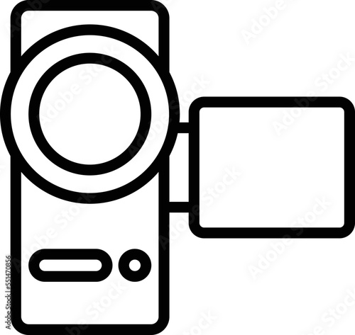 Handy cam Vector Icon
