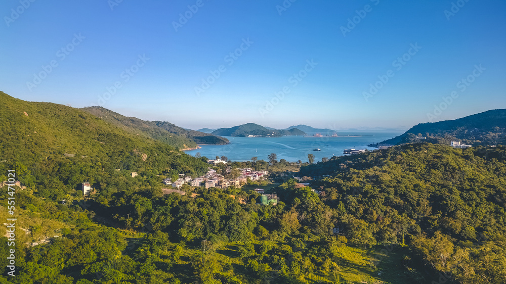 Fototapeta premium 29 Nov 2022 the Wan Tau village, Mui Wo, hk