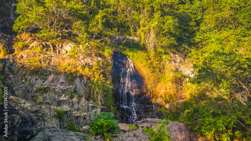 Silvermine Waterfall in Mui Wo , Lantau Island , Hong Kong
