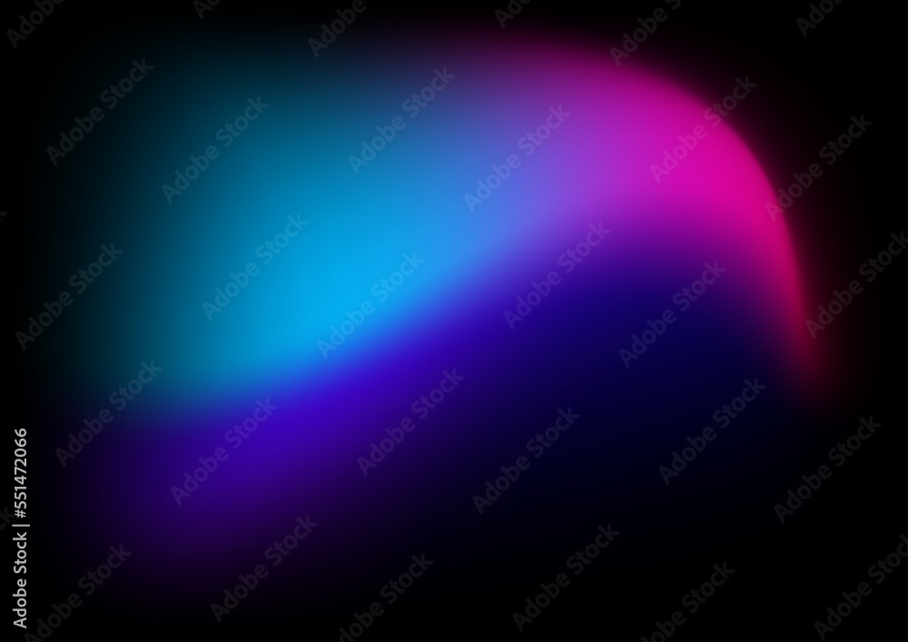 Abstract blue pink purple gradient aurora shapes vector technology background for design brochure, website, flyer. Blurred shapes wallpaper for poster, certificate, presentation, landing page