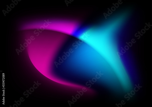 Fluid blurred gradient technology colorful abstract design background with blue pink purple gradient color