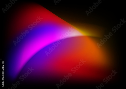 Abstract blurred background red orange purple and pink neon gradient color with wave line texture