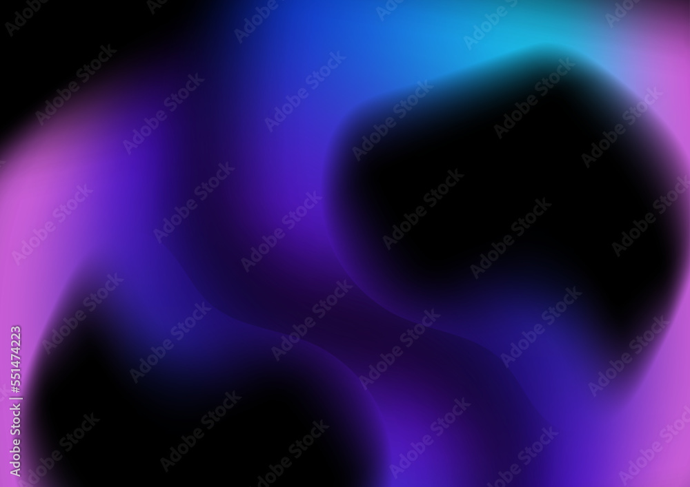 Abstract blurred hologram gradient background with blue pink purple gradient aurora texture. Abstract technology liquid wavy shapes futuristic banner. Glowing vector with aurora Abstract blurred hologram gradient background with blue pink purple gradient aurora texture. Abstract technology liquid wavy shapes futuristic banner. Glowing vector with aurora