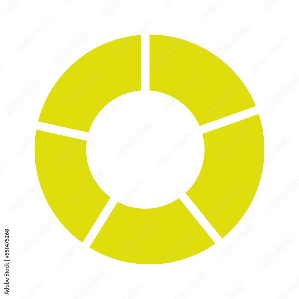 green Circle graph icon isolate on transparent background. green Circle graph icon isolate on transparent background.