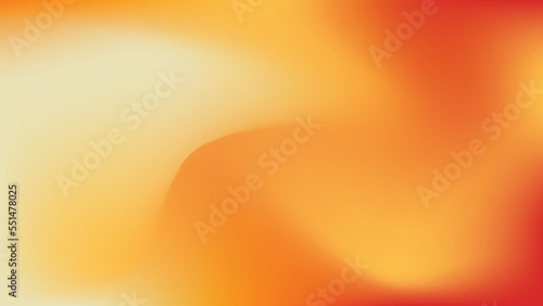 abstract blurred gradient mesh tools coffee or tea color red orange and light background illustration
