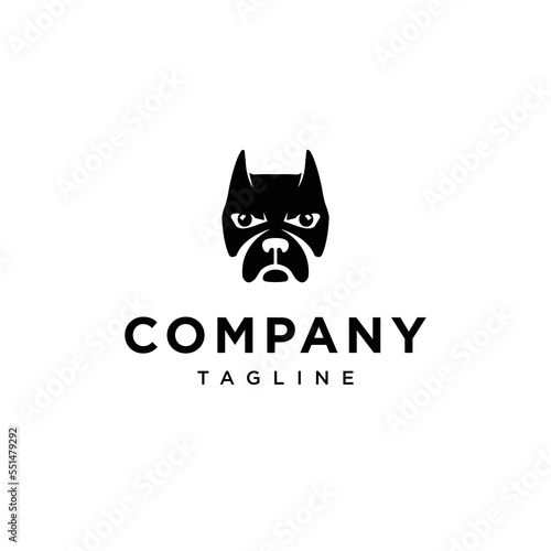  Bat Bulldog Vector logo icon vector 