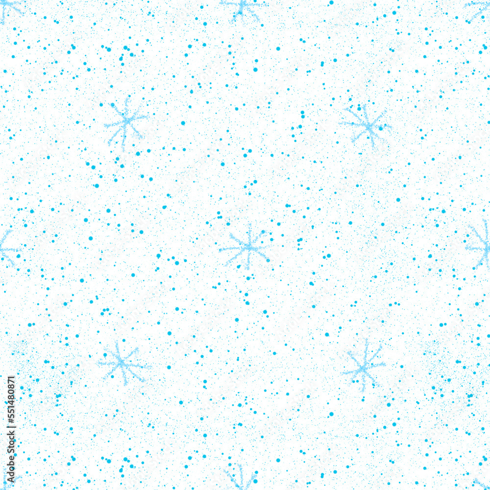 Hand Drawn Snowflakes Christmas Seamless Pattern. Subtle Flying Snow Flakes on chalk snowflakes Background. Alluring chalk handdrawn snow overlay. Pretty holiday season decoration. Hand Drawn Snowflakes Christmas Seamless Pattern. Subtle Flying Snow Flakes on chalk snowflakes Background. Alluring chalk handdrawn snow overlay. Pretty holiday season decoration.