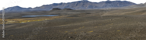 Isolated PNG cutout of the Icelandic steppes  on a transparent background