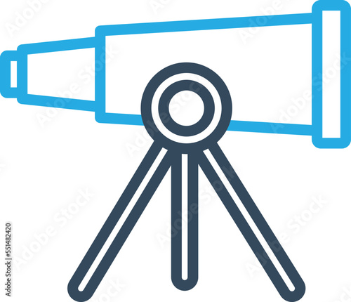 Telescope Vector Icon