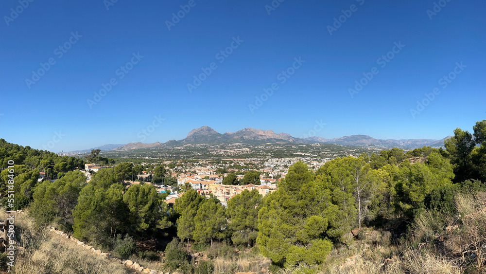 Panorama View from Parque Natural Serra Gelada