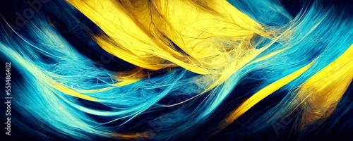 abstract and modern designed backround with blue and yellow elements in a beautiful composition