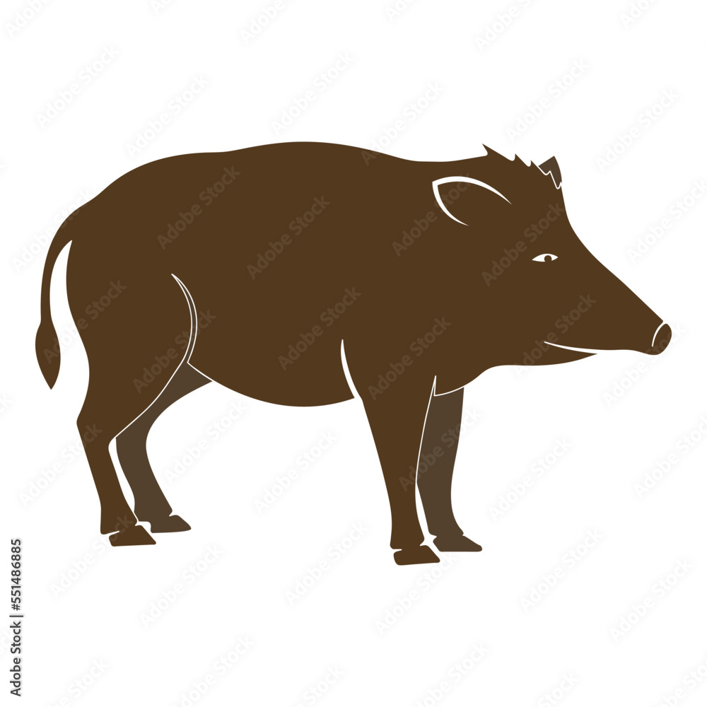 pig vector element pig vector element