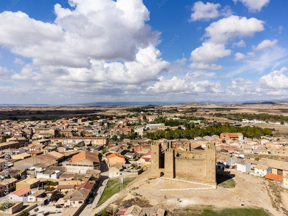 Sadaba Castle, 12th to 13th century, Sadaba, Cinco Villas, Aragon, Spain