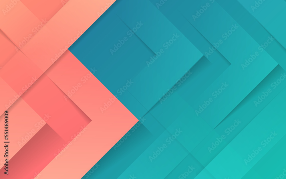 Fototapeta premium modern smooth color orange to blue abstract background