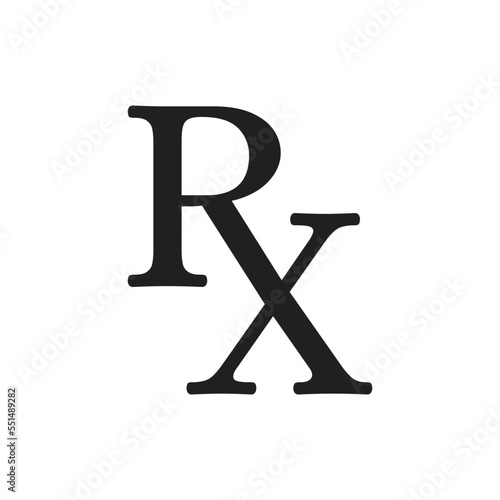  Prescription Symbol icon vector design illustration