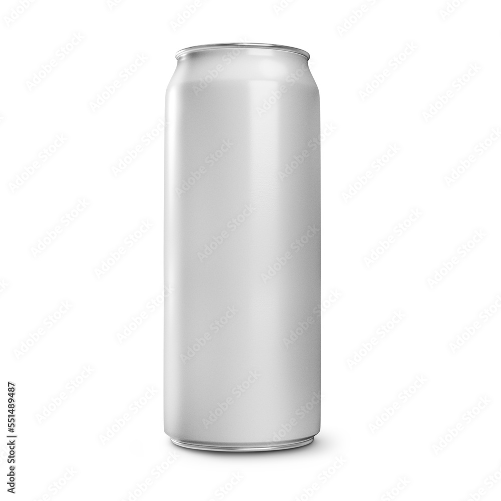 Slim long can mockup realistic isolated Slim long can mockup realistic isolated