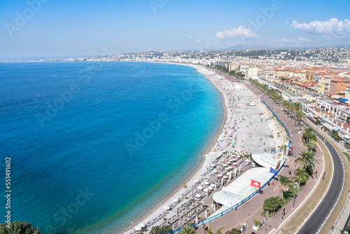 Panoramic view of Nice, France