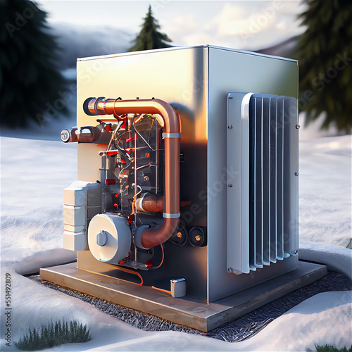 Geothermal home warming