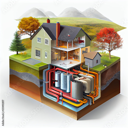 Geothermal home warming