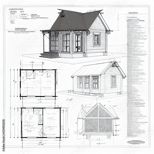 Vintage house architecture ...