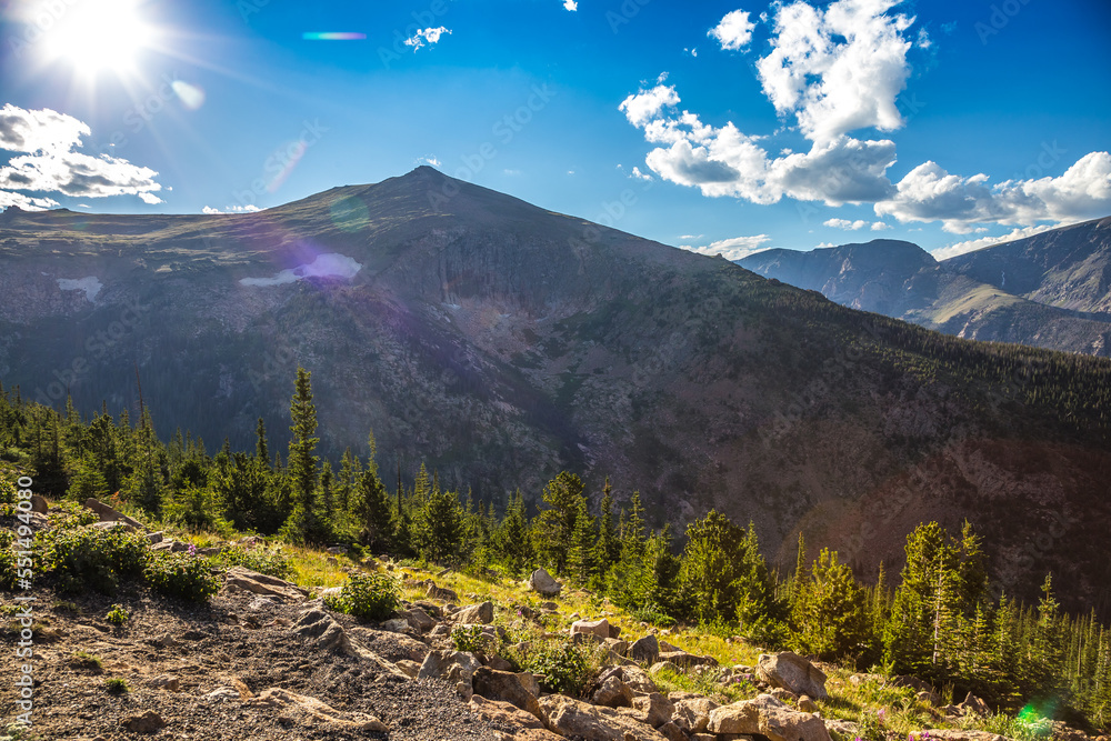Afternoon Light of the Vistas of Rocky Mountain National Park, Colorado