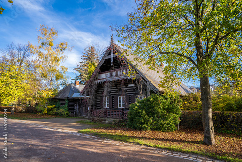 The Russian colony Alexandrovka Houses view in Potsdam of Germany