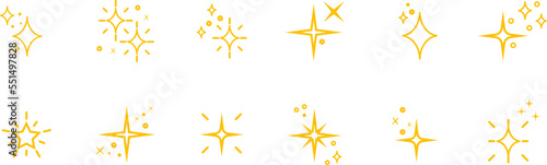 Set of sparkles star icons.Christmas star icon.Star png.Bright firework.Light icon set.Flash,shine sparkle icon,glare,blink star.Golden and yellow star icons isolated on white background.
