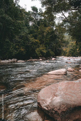 River at Sungai Kampar, Gopeng, Perak. photo