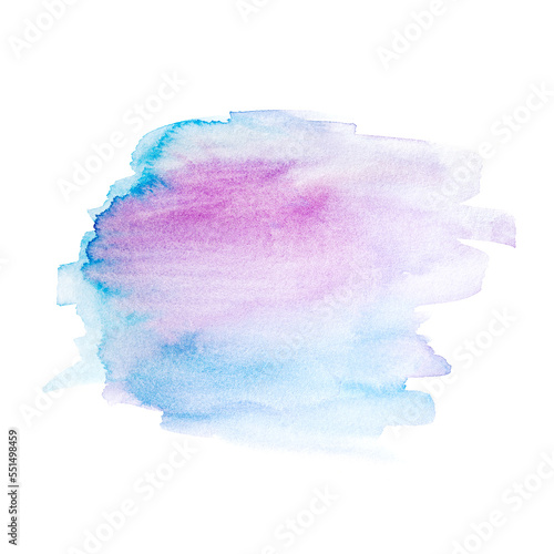 Modern hand painted artwork of abstract transparent watercolor background. Art for design