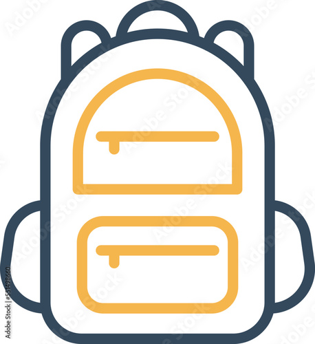 Study bag Vector Icon
