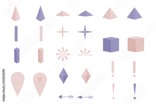 Graphic Infigraphic Column Diagram Data Information Symbol Icon Clipart Collection Simple Design Element Mark Template Label Icon