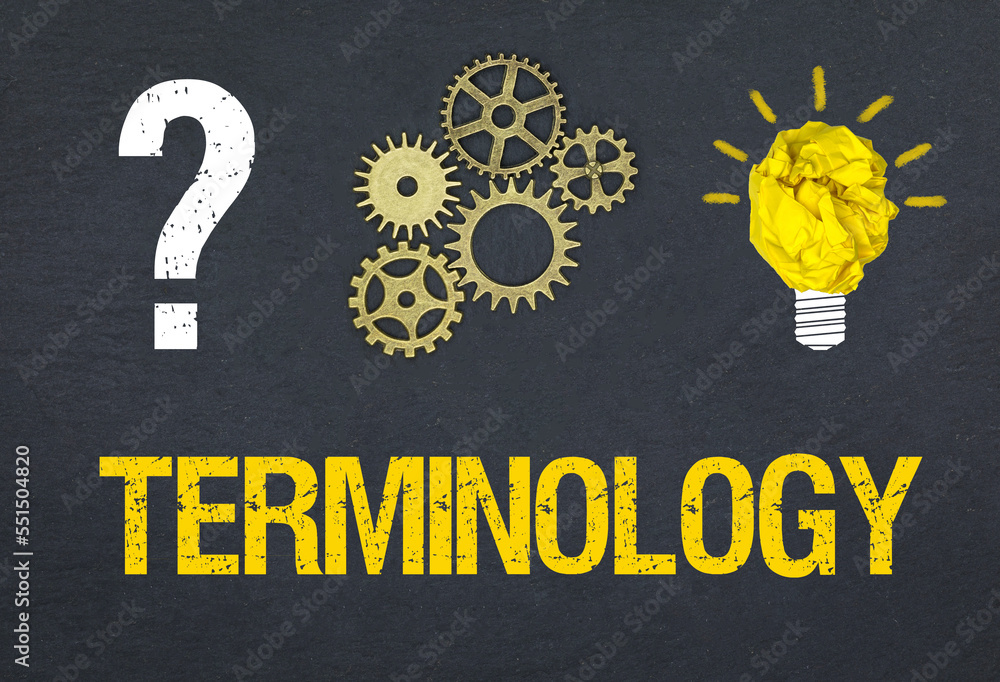 Obraz premium Terminology