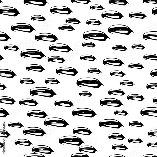 Seamless pattern with sketch squiggle