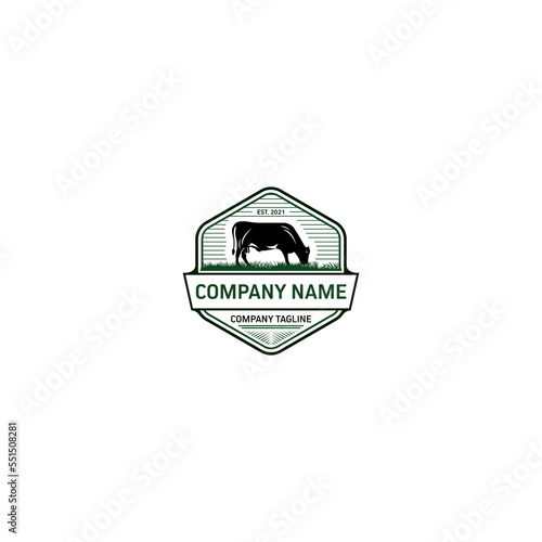 Agro farm logo design template